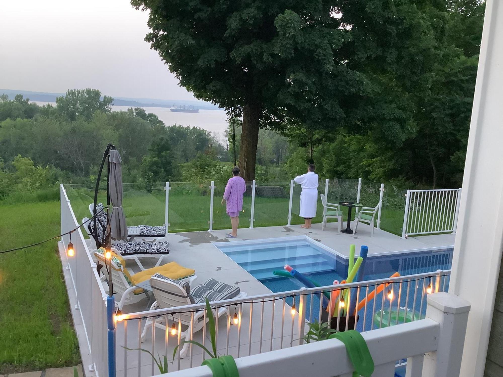 Les Saisons Du Fleuve Bed and Breakfast Lotbiniere Exterior foto